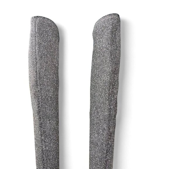 Giuseppe Zanotti Women's Silver Glitter Over-the-Knee Flat Boots Sz 37.5 NWOT - Picture 9 of 16